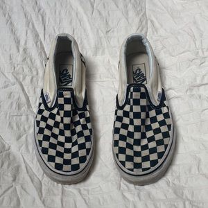 Classic Vans Checkered slip on Sz W 9